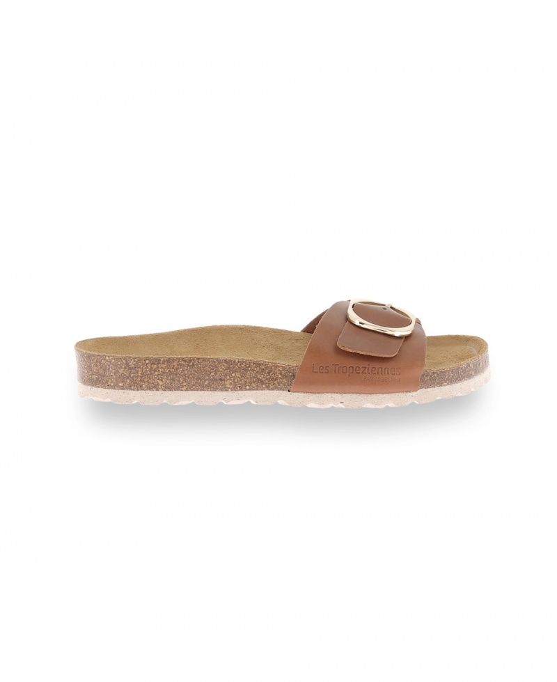 Mules anatomiques Les Tropeziennes ZULLOX Tan Femme|TNPB-07398502